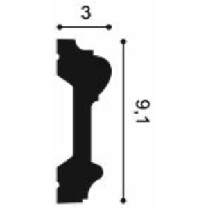 Kép 3/4 - Orac Decor P9010F flexibilis fali elem, 30 x 91 x 2000 mm
