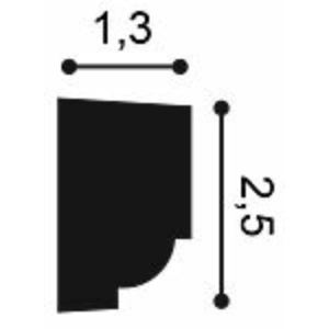 Kép 3/3 - Orac Decor P9050F flexibilis fali elem, 13 x 25 x 2000 mm