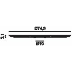 Kép 2/4 - Orac Decor R40 rozetta, 74.5 cm, 745 x 31 x 745 mm