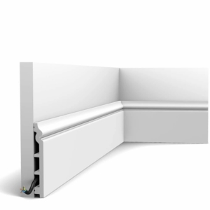Kép 1/9 - Orac Decor SX118-RAL9003 lábazati díszléc (18 x 138 x 2000 mm)