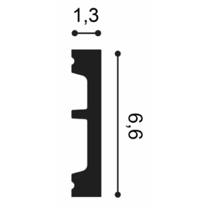 Kép 8/8 - Orac Decor SX157-RAL9003 lábazati díszléc (13 x 66 x 2000 mm)