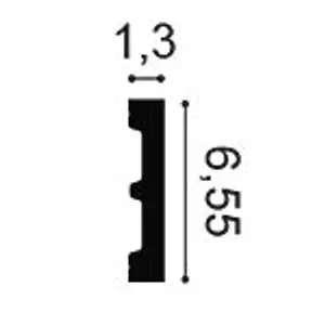 Kép 2/6 - Orac Decor SX157 lábazati/multifunkciós díszléc, 13 x 66 x 2000 mm