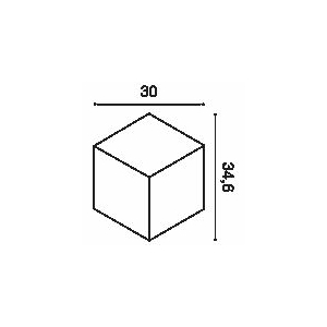 Kép 2/8 - Orac Decor W105 3D Panel, 30 x 346 x 300 mm