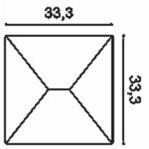 Kép 2/8 - Orac Decor W106 3D Panel, 29 x 333 x 333 mm