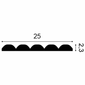 Kép 5/5 - Orac Decor W218 3D falburkolat (23 x 250 x 2000 mm)