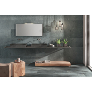 Kép 1/2 - CERAMIN SPC falburkolat 57589 Off Black, 3 mm, 642 x 315 mm