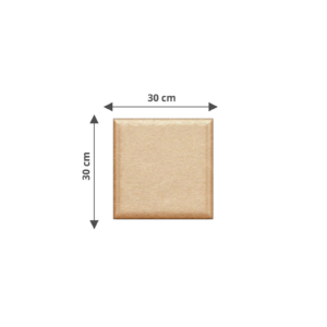 Kép 3/16 - InnoWall műbőr 3D falpanel Cotomidi 30x30 cm