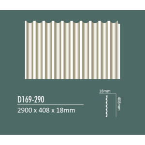 Kép 3/8 - Dubai Decor D169-290 3D falpanel 2900 x 408 x 18 mm