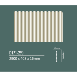 Kép 4/9 - Dubai Decor D171-290 3D falpanel 2900 x 408 x 16 mm