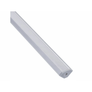 Kép 4/7 - ArtLED Alumínium sarok profil szett, ezüst, opál búrával, 2 méter, 12.4 mm