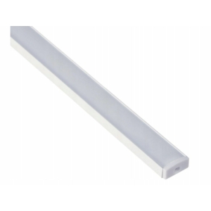Kép 4/7 - ArtLED Alumínium U profil szett, fehér, opál búrával, 2 méter, 12.4 mm