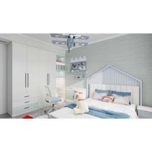 Kép 5/5 - Dubai Decor Luxury ECO-6001 Hangings Series falpanel, 2800 x 1220 x 8 mm, White