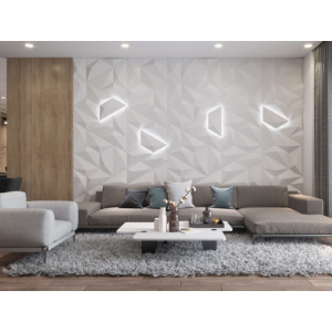 Kép 3/16 - InnoWall műbőr 3D falpanel Escorial 50x25x25x25 cm