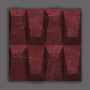 Kép 6/15 - InnoWall műbőr 3D falpanel Galeras 60x60 cm