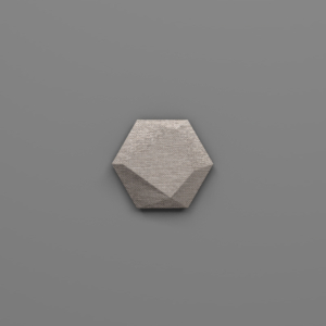 Kép 1/12 - InnoWall műbőr 3D falpanel Hexa Ø22.5 cm