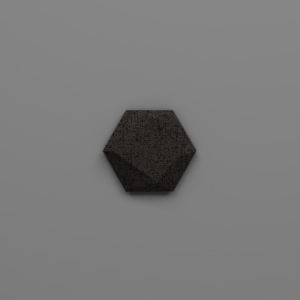 Kép 3/12 - InnoWall műbőr 3D falpanel Hexa Ø22.5 cm