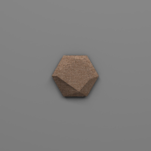 Kép 5/12 - InnoWall műbőr 3D falpanel Hexa Ø22.5 cm