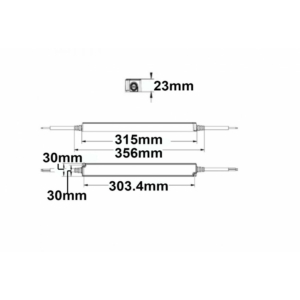 Kép 2/2 - ISOLED LED tápegység, 24 V/DC, 150W, IP65, vékony