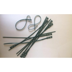 Kép 2/4 - Nortene FIX 17 műanyag kötöző, zöld, 17 cm, 40 db (K)