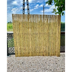 Kép 2/5 - Nortene BAMBOOFLEX rugalmas bambusz kerítés, 2x3 m, 90%