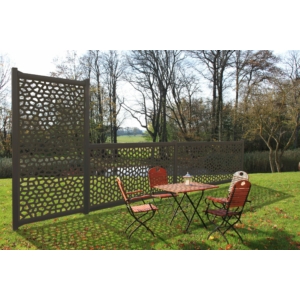Kép 7/10 - Nortene Térelválasztó panel - dekorpanel Mosaic (100x200 cm) barna