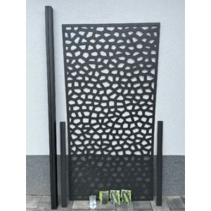 Kép 10/13 - Nortene Térelválasztó panel - dekorpanel Mosaic (100x200 cm) szürke