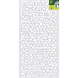 Kép 2/9 - Nortene Térelválasztó panel - dekorpanel Mosaic (100x200 cm) fehér