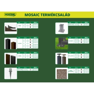 Kép 3/5 - Nortene TAP ALUPOST fedő az ALUPOST-hoz, fehér, 6 x 6 x 2,1 cm, 2 db