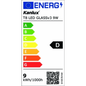 Kép 5/5 - Kanlux LED fénycső T8, 60 cm, 9 W, 6500K, 1260 lm, BULK