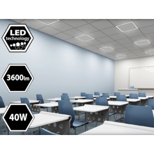 Kép 2/8 - Kanlux AVAR Design LED panel 60x60 cm, 40W 4000K, 3600 lumen