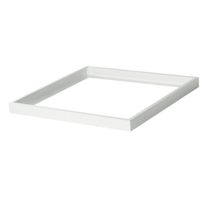 Kép 1/7 - Kanlux ADTR kiemelő keret LED panelhez, 60x60x4.5cm, összeszerelt, fényes fehér