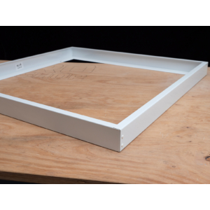 Kép 6/7 - Kanlux ADTR kiemelő keret LED panelhez, 60x60x4.5cm, összeszerelt, fényes fehér