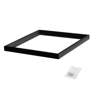 Kép 1/4 - Kanlux ADTR kiemelő keret LED panelhez, 60x60x4.5cm, összeszerelt, fekete