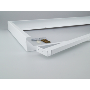 Kép 2/6 - Kanlux ADTR-H kiemelő keret LED panelhez, 60x60x6.5cm, összeszerelt, fehér