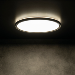 Kép 2/4 - Kanlux AZPO LED mennyezeti lámpa kör, 22W, 4000K, 2000 lm, IP54, 42 cm, fekete