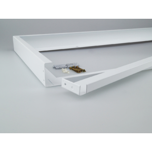 Kép 2/6 - Kanlux ADTR-H kiemelő keret LED panelhez, 120x30x6.5cm, összeszerelt, fehér