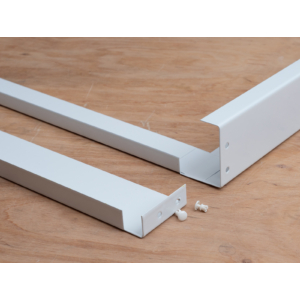 Kép 3/6 - Kanlux ADTR-H kiemelő keret LED panelhez, 120x30x6.5cm, összeszerelt, fehér