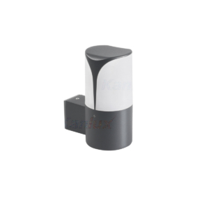 Kép 1/10 - Kanlux PRESO kültéri oldafali lámpa grafit, E27, 10W, IP44, 18 cm