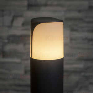 Kép 7/10 - Kanlux PRESO kültéri oldafali lámpa grafit, E27, 10W, IP44, 18 cm