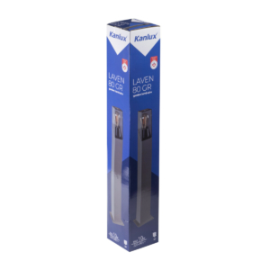 Kép 3/4 - Kanlux LAVEN kerti állólámpa, E27, 10W, IP44, grafit, 80 cm