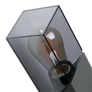 Kép 2/6 - Kanlux LAVEN kerti állólámpa, E27, 10W, IP44, grafit, 50 cm