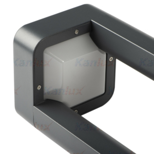 Kép 7/10 - Kanlux PEVO kültéri állólámpa grafit, E27, 11W, IP44, 80 cm