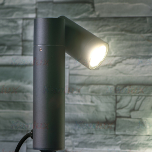 Kép 4/6 - Kanlux USTI leszúrható kültéri lámpa antracit, GU10, 7W, IP54, 40 cm