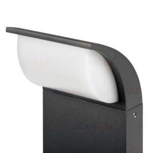 Kép 4/10 - Kanlux ABETE LED kültéri állólámpa fekete, 7W, 4000K, 540 lm, IP44, 80 cm