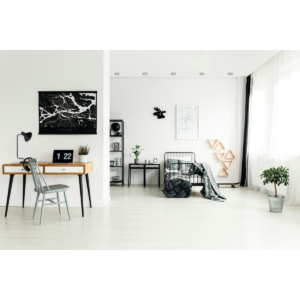 Kép 3/4 - Kanlux FELINE DSO spot keret fix kör, 10W, GU10, fehér/fekete