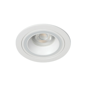 Kép 1/4 - Kanlux FELINE DSO spot keret fix kör, 10W, GU10, fehér