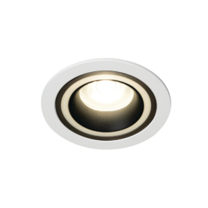 Kép 2/4 - Kanlux FELINE DSO spot keret fix kör, 10W, GU10, fekete/fehér