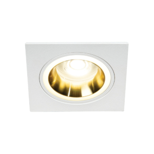Kép 2/4 - Kanlux FELINE DSL spot keret fix négyzet, 10W, GU10, arany/fehér