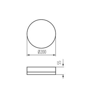 Kép 4/4 - Kanlux IPER LED menny. mozgázérzékelős lámpa kör, 10W, 4000K, 1200 lm, IP65