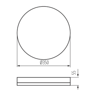 Kép 4/4 - Kanlux IPER LED menny. mozgázérzékelős lámpa kör, 35W, 4000K, 4200 lm, IP65